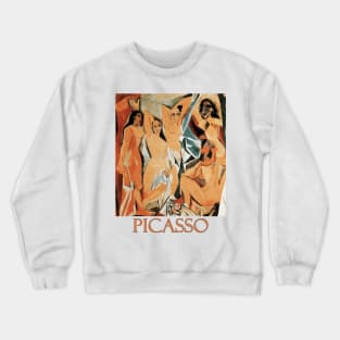 Girls of Avignon by Pablo Picasso Crewneck Sweatshirt